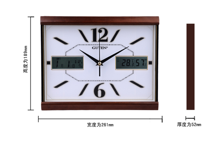 GD023-1LCD座挂两用钟