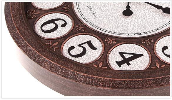 GD843-2古铜色塑胶挂钟